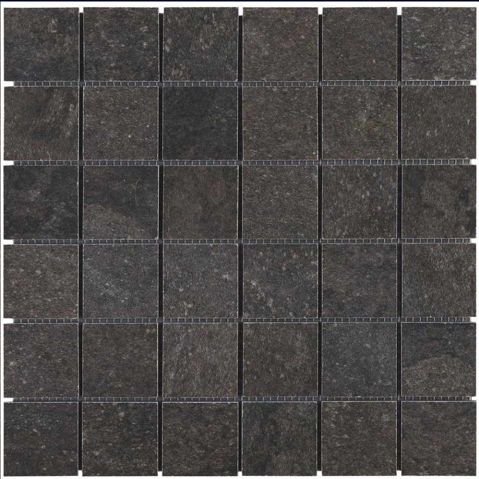 IVY HILL TILE 9QDominion Charcoal Black 11.81 in. x 11.81 in.