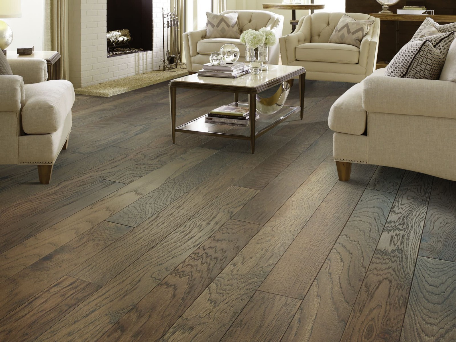 Shaw SW670 Northington Brushed 5″W Wire Brushed Engineered – Burlap