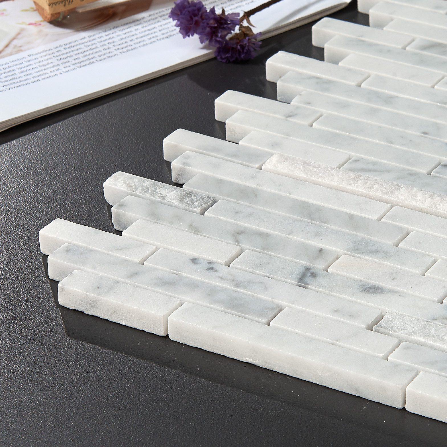 Simple Tile – Marble Mosaic Tile For Kitchen Backsplash, MM 5101 – Carrara White