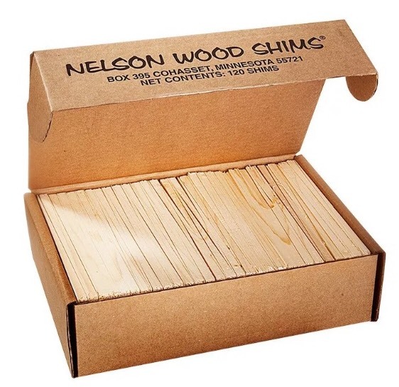 Nelson Wood Shims 8″, 120 Shims