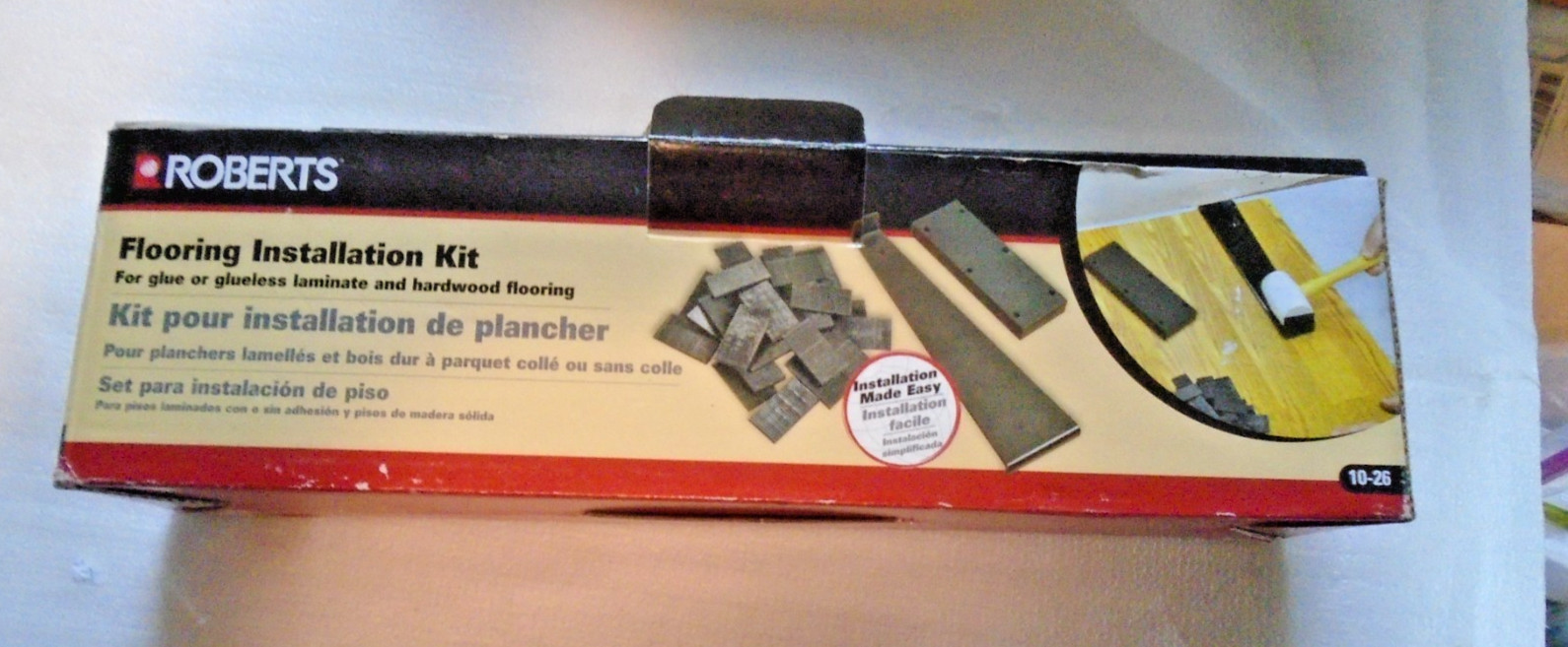 Roberts 10-26 Laminate Hardwood Flooring Installation Kit with Tapping Block