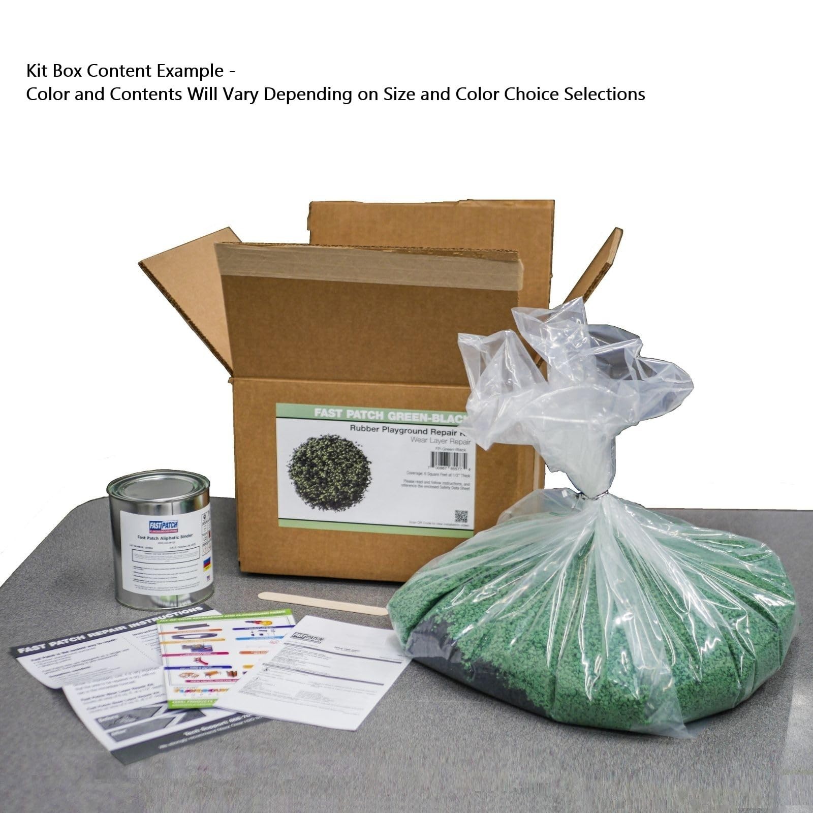 Rubber Playground Repair Kit – Poured-in-Place Surfacing Base Layer Fix