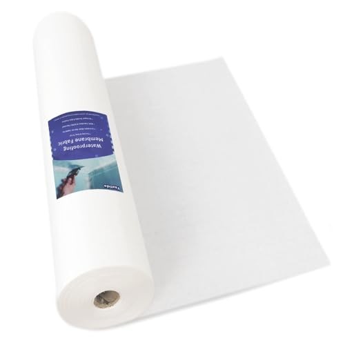 Waterproof Membrane Fabric 3.3×66 Ft, Anti-Fracture Geo Textile Mesh Tape for Sh