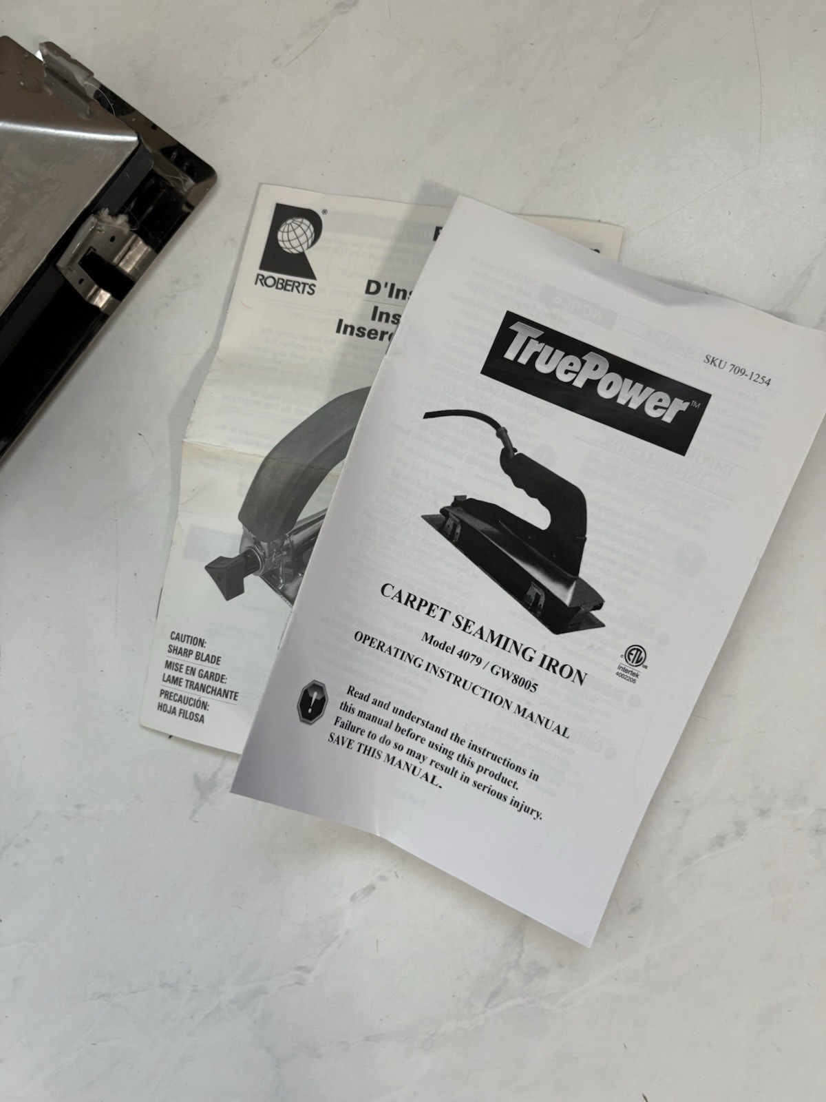 USED TruePower 709-1254 10-Inch Carpet Seaming Iron 800-watt