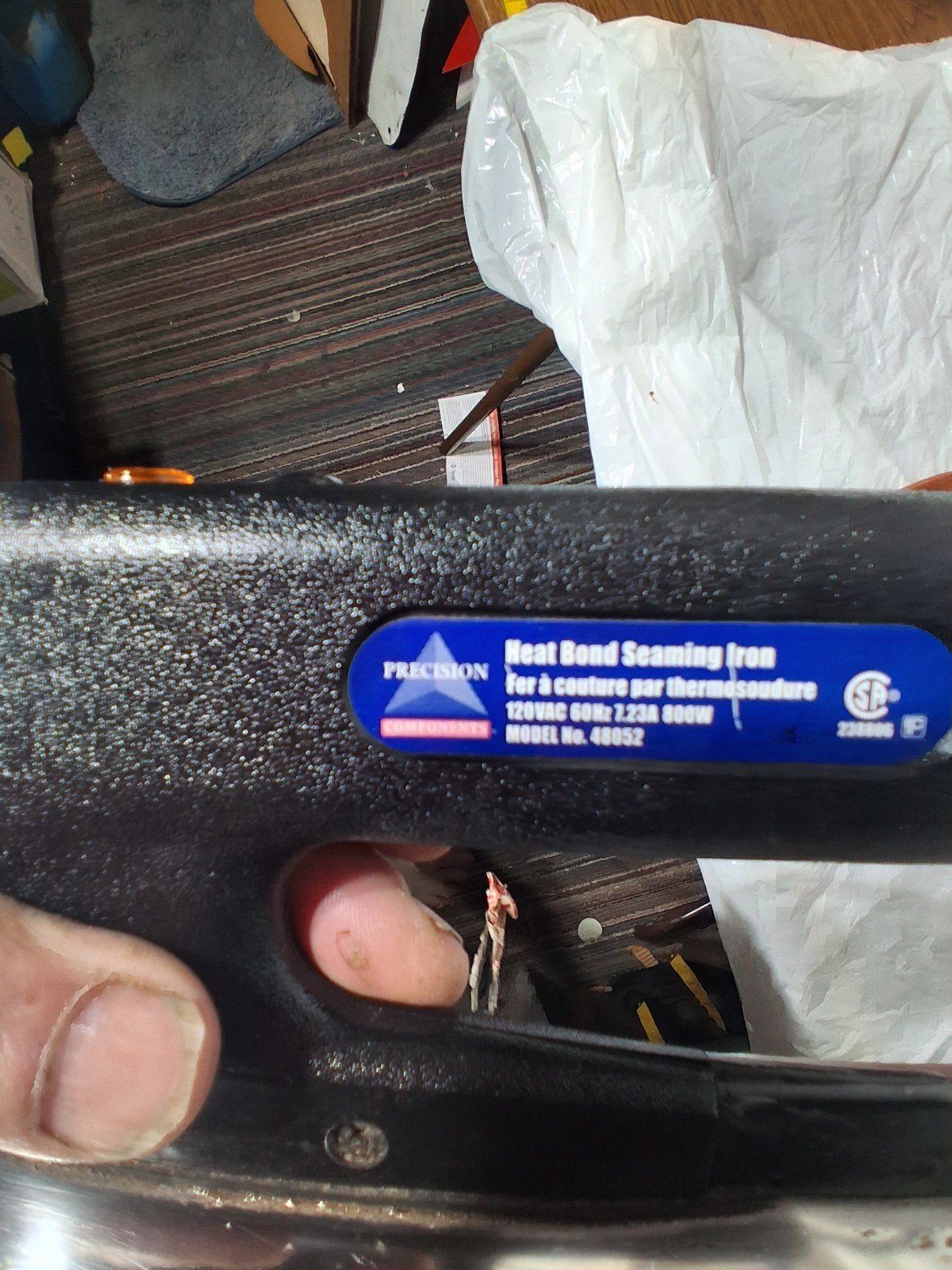 Precision Sealing Heat Bond Iron Model 4852