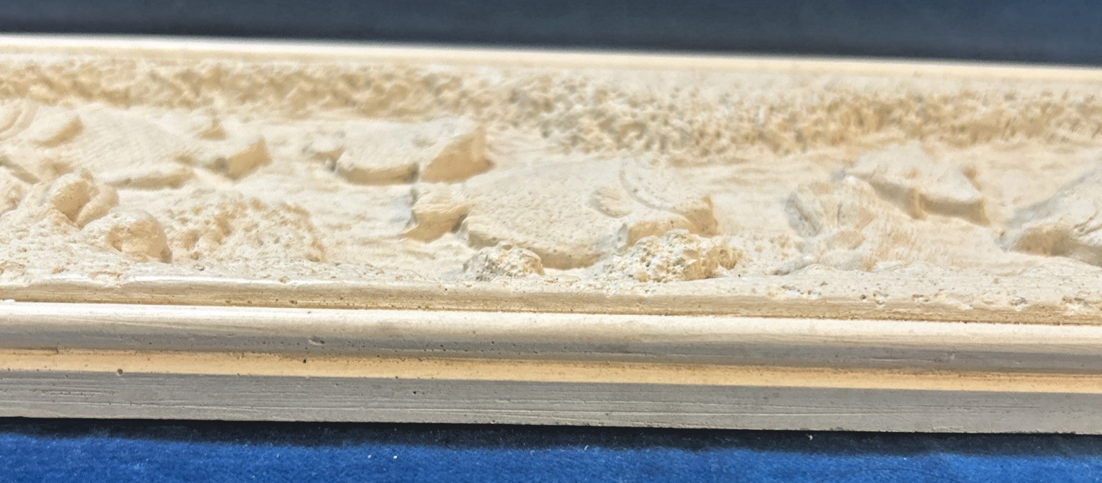 Ceramic Plaster? Dimensional Swimming Fish Tile 13″ x 4″ x 1/2″