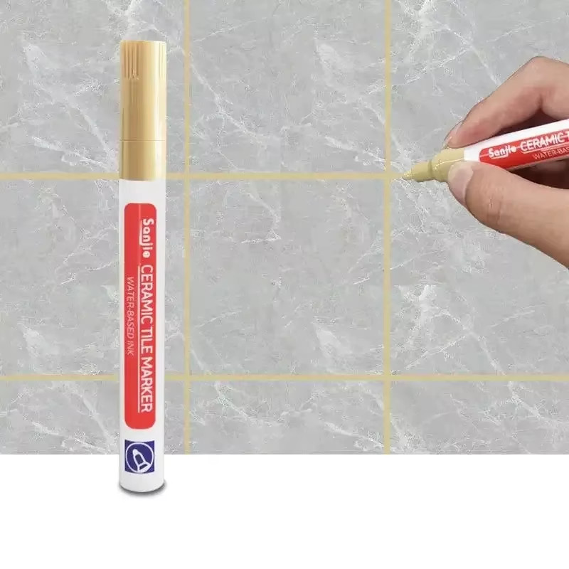 1/3 Pcs Waterproof White Marker Pen Wall Seam Repair Tiles Grout Markers Pens Fl