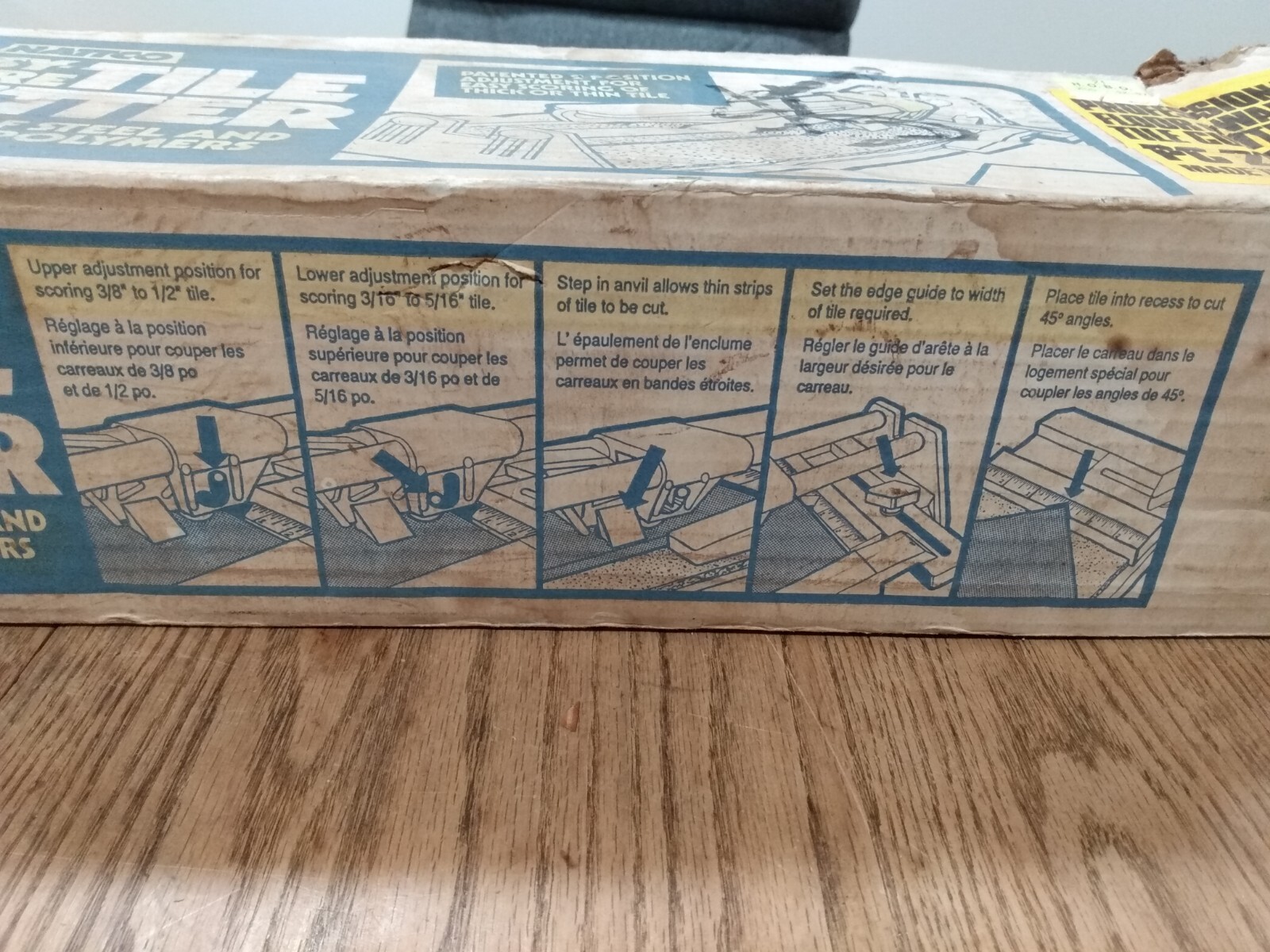 Nattco Easy-Score Tile Cutter 18″ In Box, Made in USA Model PC 2000