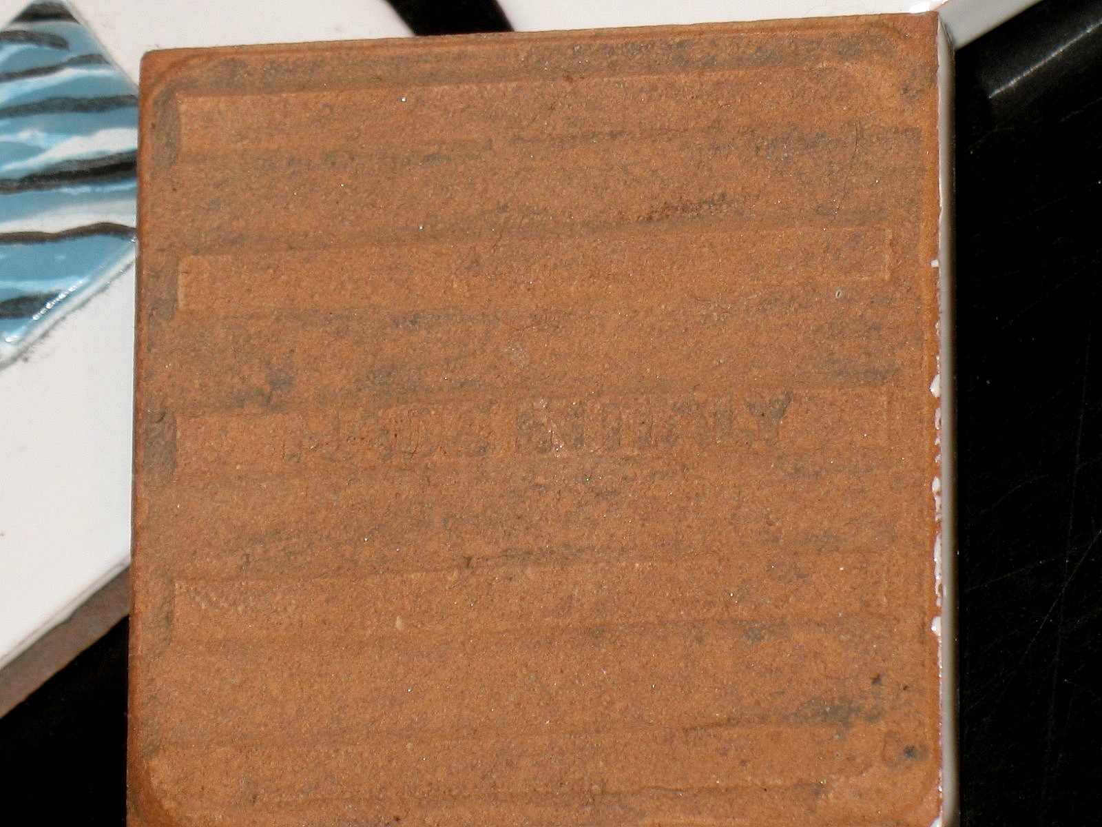 2 x 2 inch CENTER GLASS MEDALLION TILE LOT OF 46 SOME IMPERFECT ITALY HANDMADE