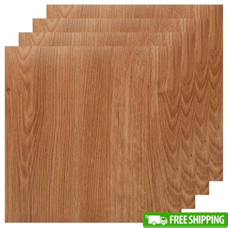 Vinyl Flooring Tiles 40 Sheets Peel & Stick Durable Water Resistant Easy Install