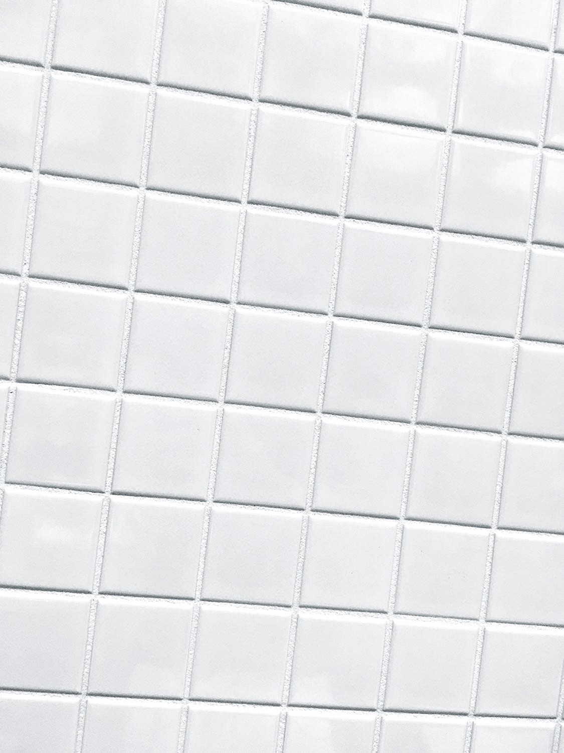 White 2×2 Shiny Porcelain Mosaic Tile Backsplash Wall Floor Kitchen (BOX OF 10)