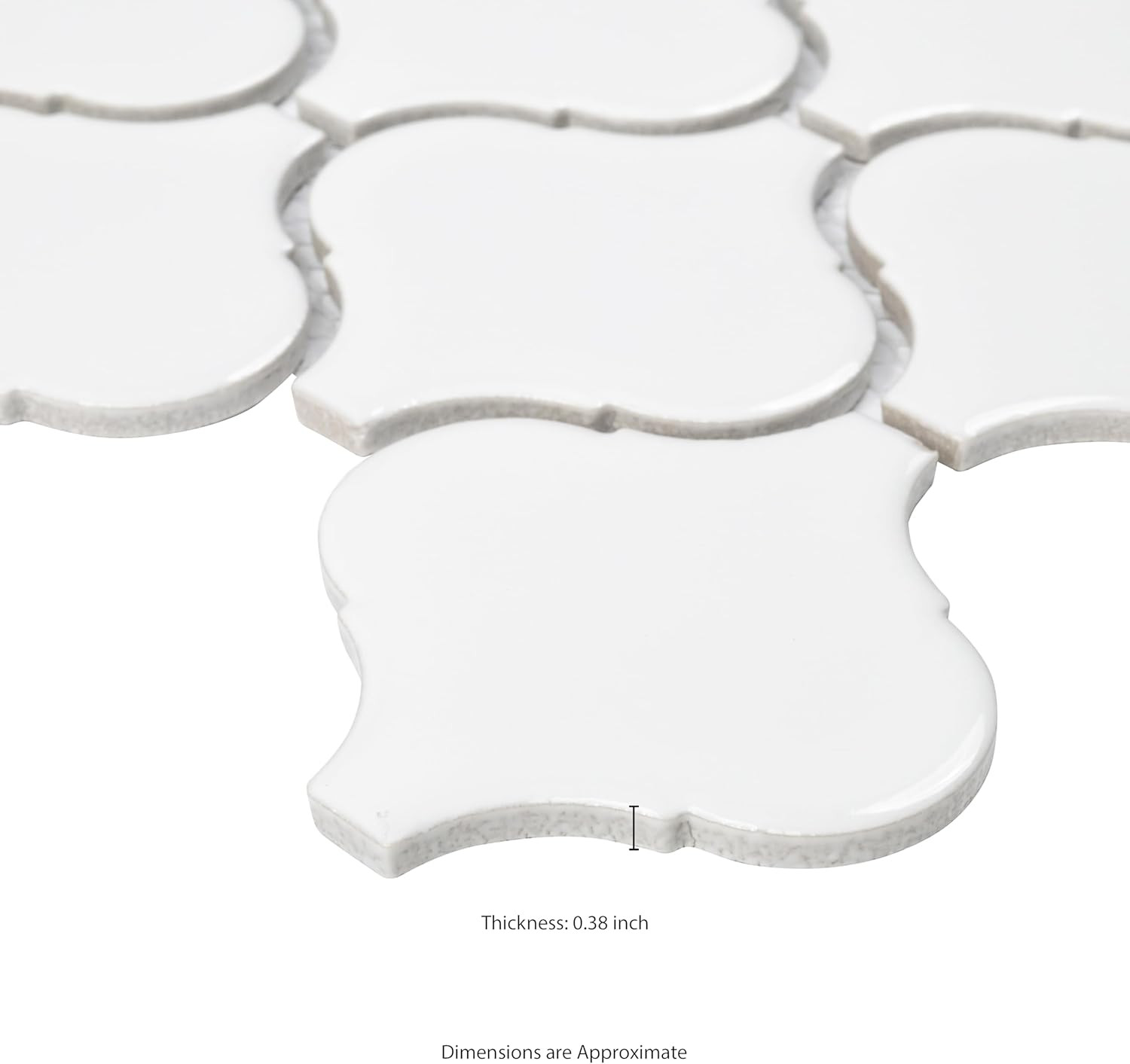 Retro Bianco Arabesque 12×12 Glazed Porcelain Mosaic Tile for Stylish Spaces