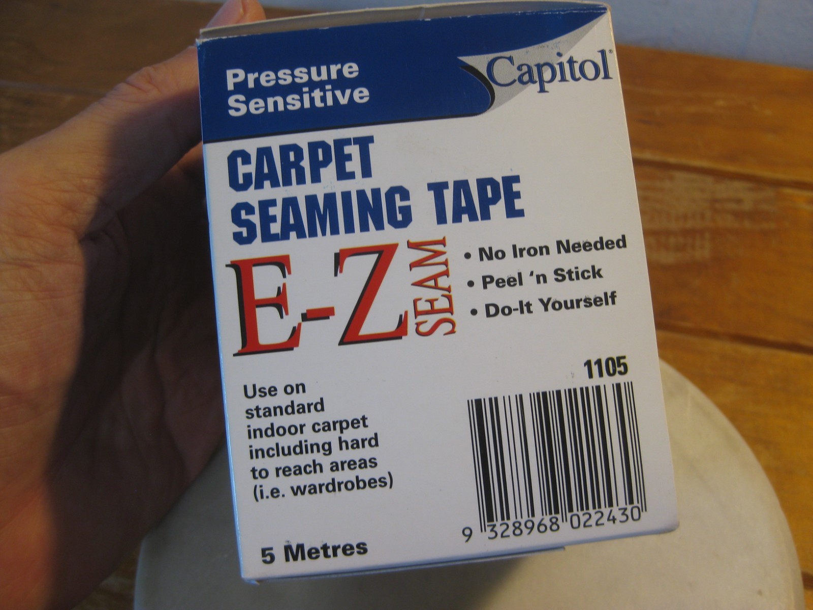 Capitol CARPET EZ SEAMING JOINING ADHESIVE TAPE for Indoor Carpet, Wardrobe, 5m