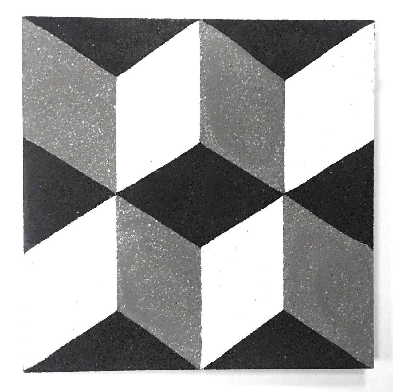 8×8 Hexagonal 3 Dimensional Encaustic Cement Floor and Wall Tile Kitchen Bath