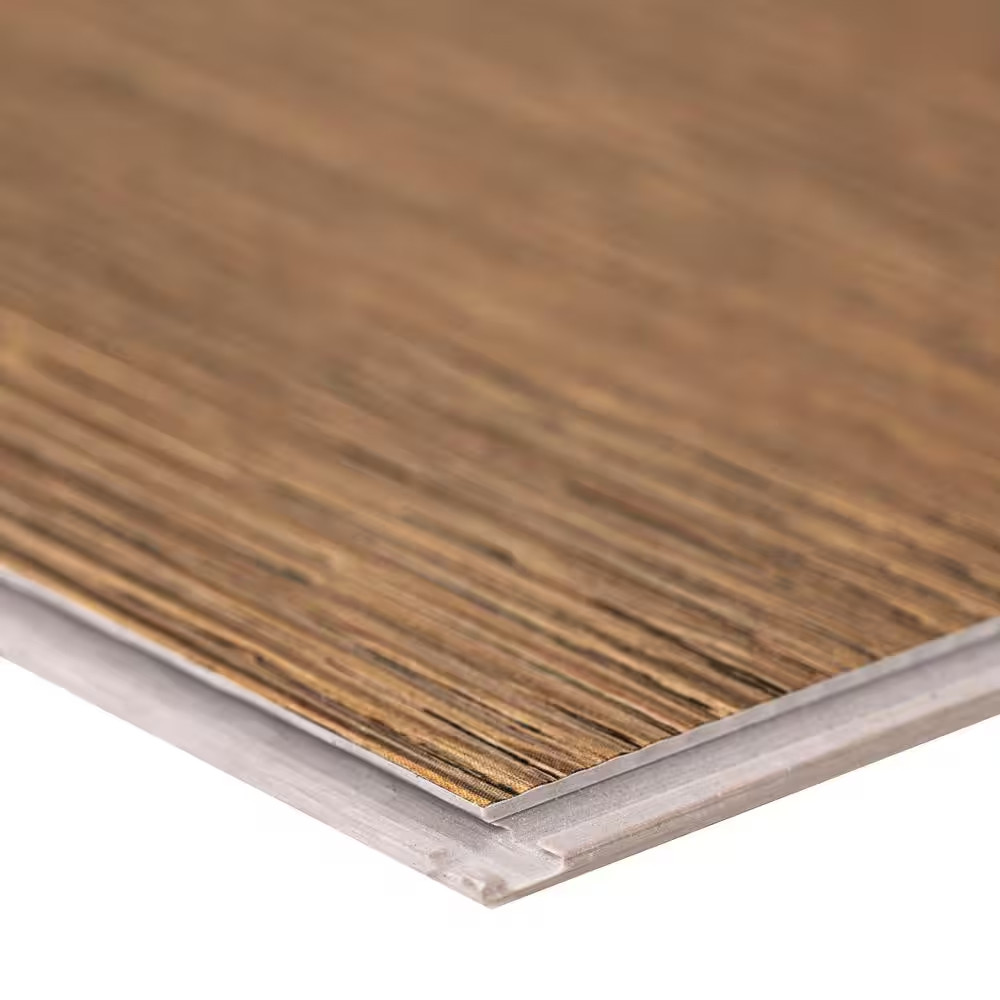 Redwood Shores Oak 6 MIL X 6 In. X 36 In. Waterproof Click Lock Vinyl Plank Floo