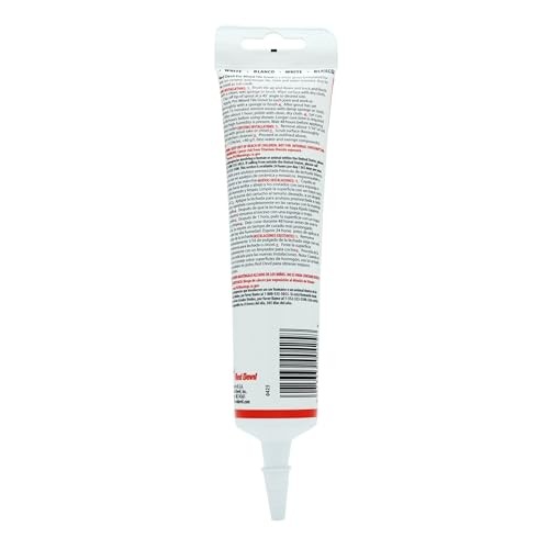 Red Devil 0425 Pre-Mixed Tile Grout Squeeze Tube, 5.5 oz., White oz,