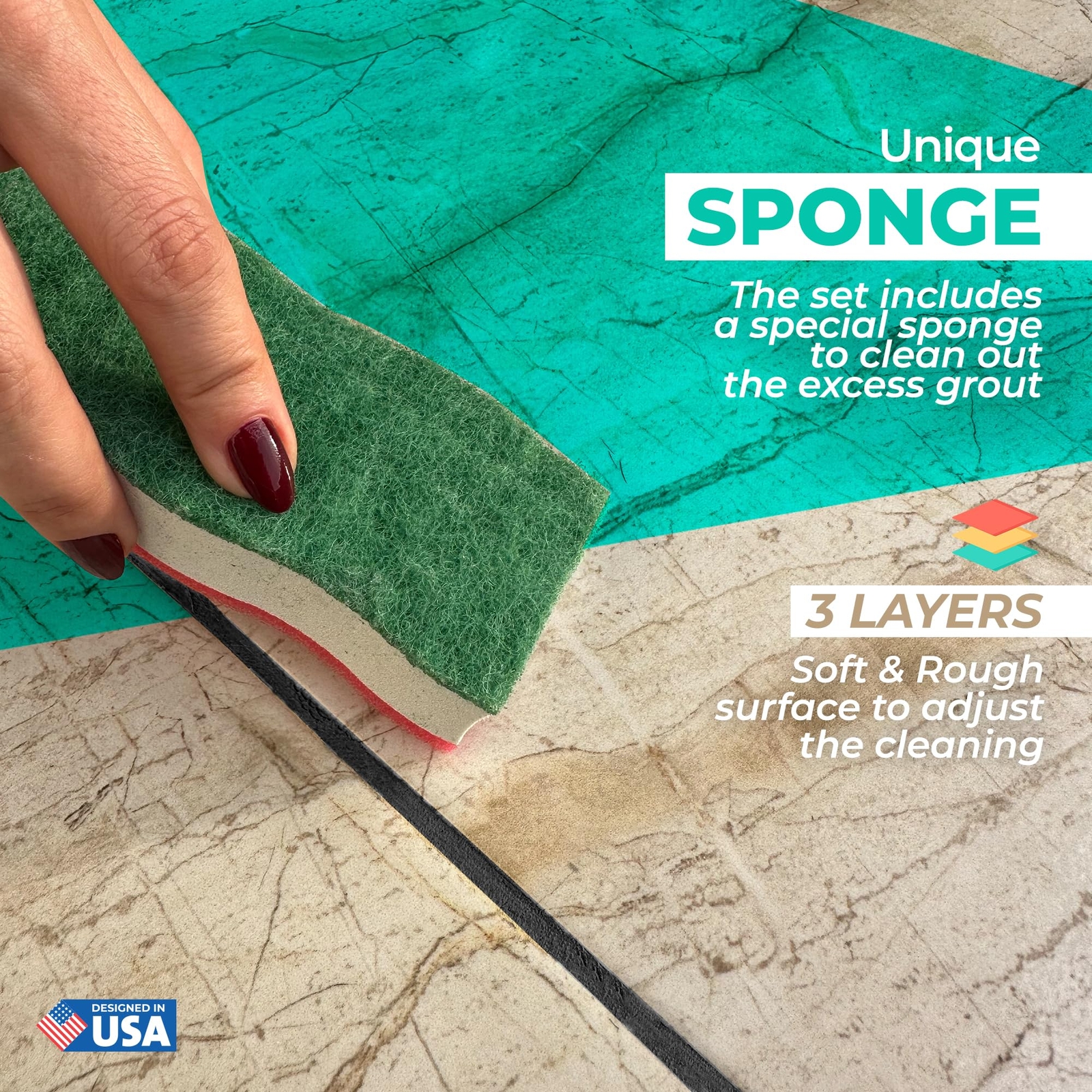PentaUSA Grout – Tile Grout Repair Kit with Grout Removal Tool Premix Grout B…
