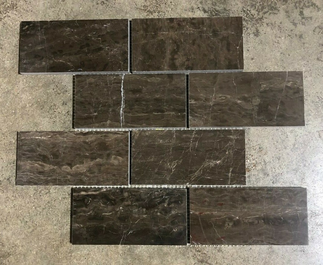 Tile Emperador Dark Marble Remodel Stone Backsplash 3×6 BOX OF 5 Sheets T-38