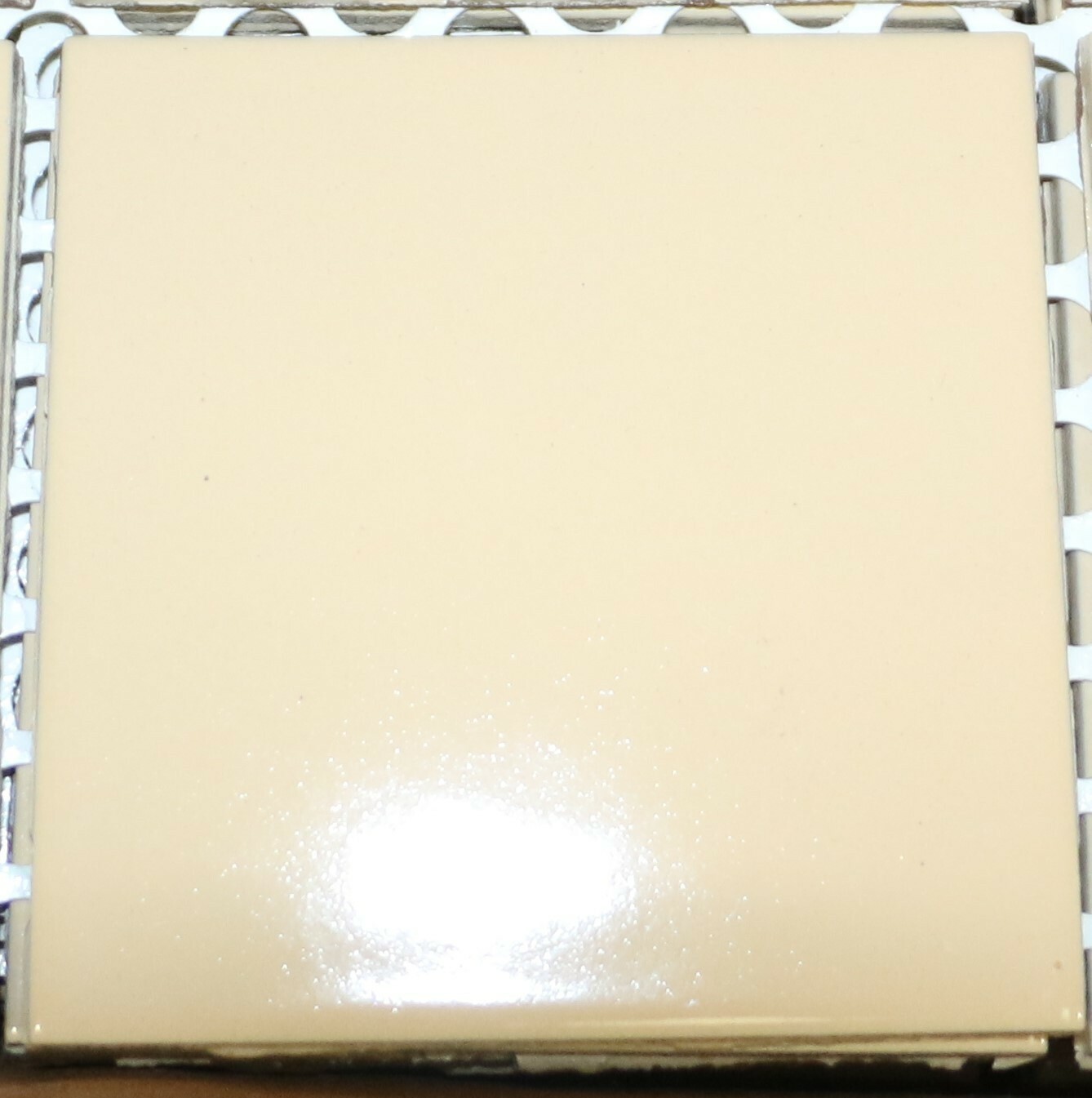 Yellow Brite 3 7/8″ x 3 7/8″ Tile Bathroom Mosaic Ceramic Wall C#546 1 Pc