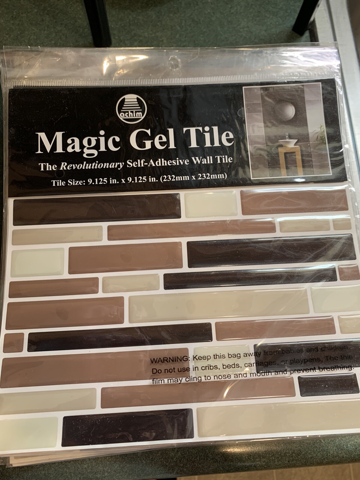 Backsplash Tiles. Peel & Press Bundle Of 20 Tiles Natural Tones , New