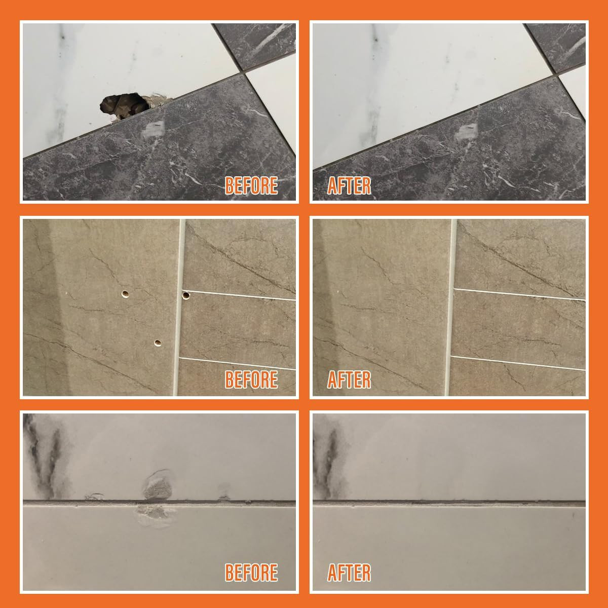 Tile Repair Kit, Ceramic Tile Repair Kit(Color Match), Porcelain Tile Chip Repai