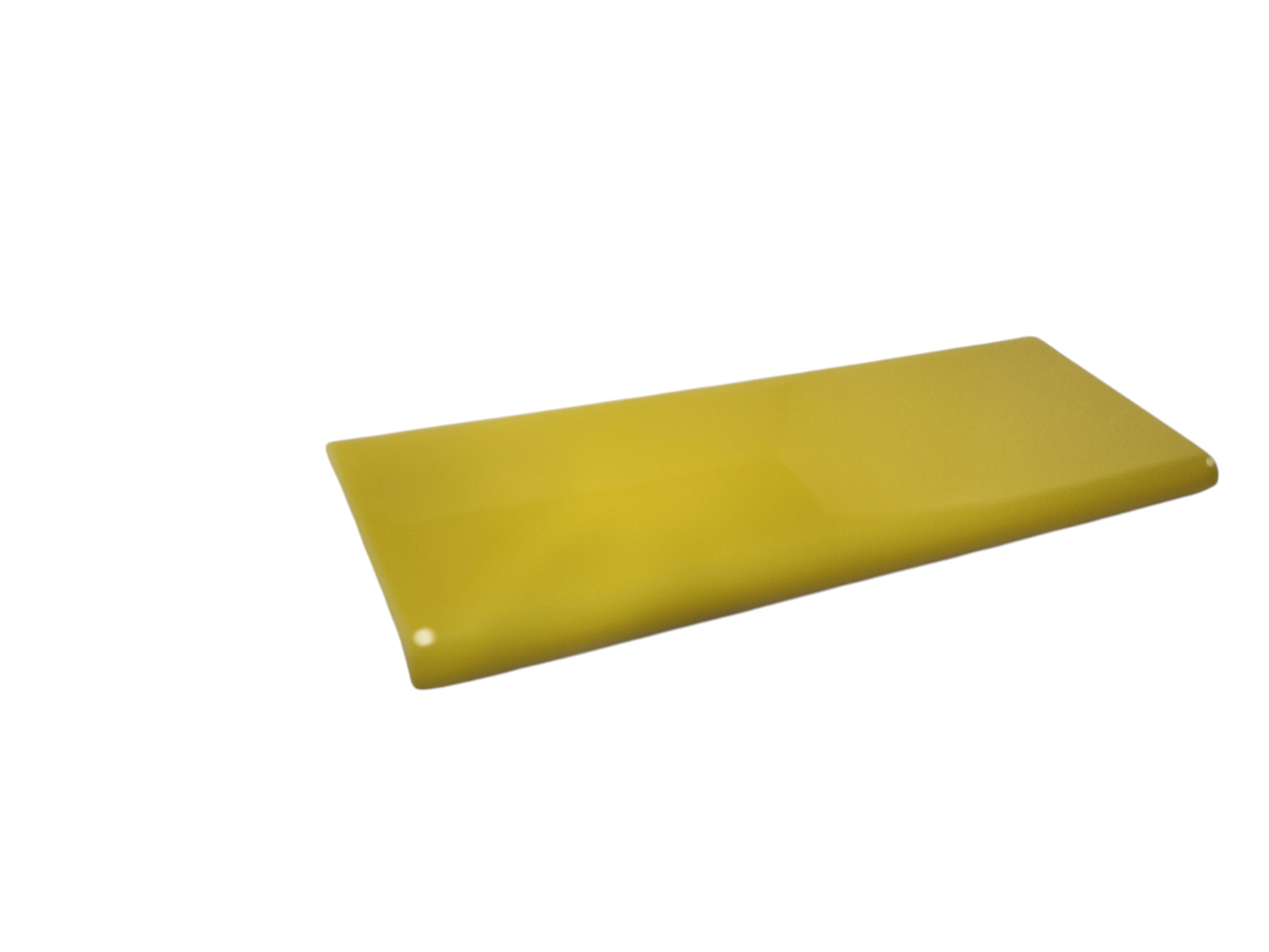 Sunflower Yellow Ceramic Tile Bullnose Backsplash Curved Edge Subway Trim