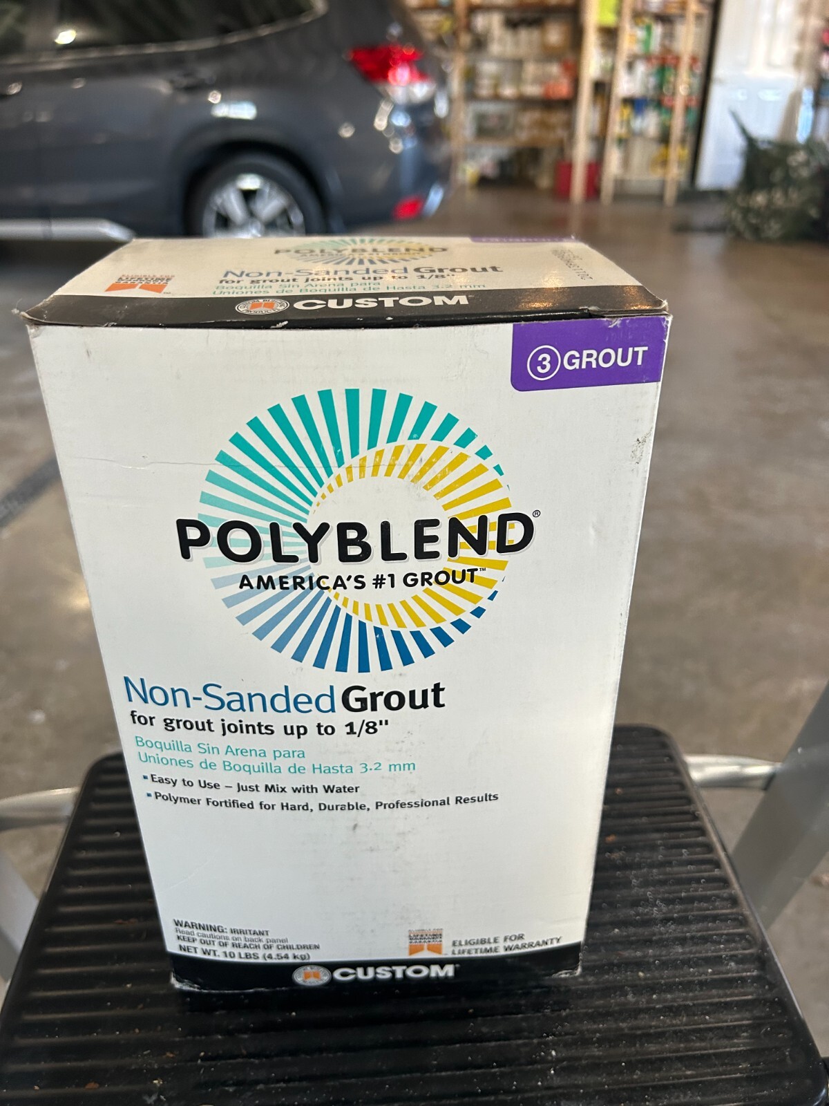 NOS 10-pound Polyblend #60 Charcoal Non-Sanded Grout for Joints Up to 1/8″
