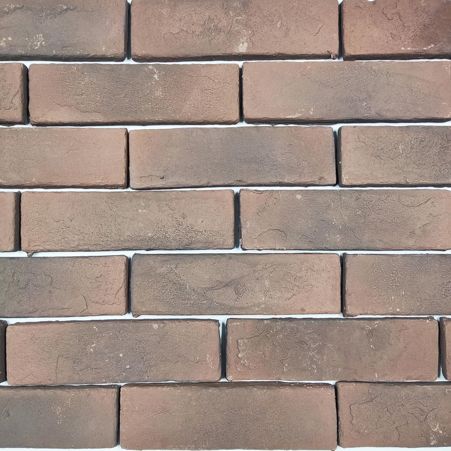 Brown Thin Wall Brick Veneers, 20 Pcs, 2.4″ x 7.9″ for Interior/Exterior Use