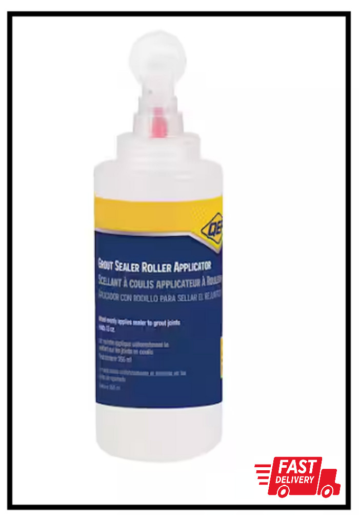 12 Oz. Grout Sealer Applicator Roller Bottle with 2 Wheels