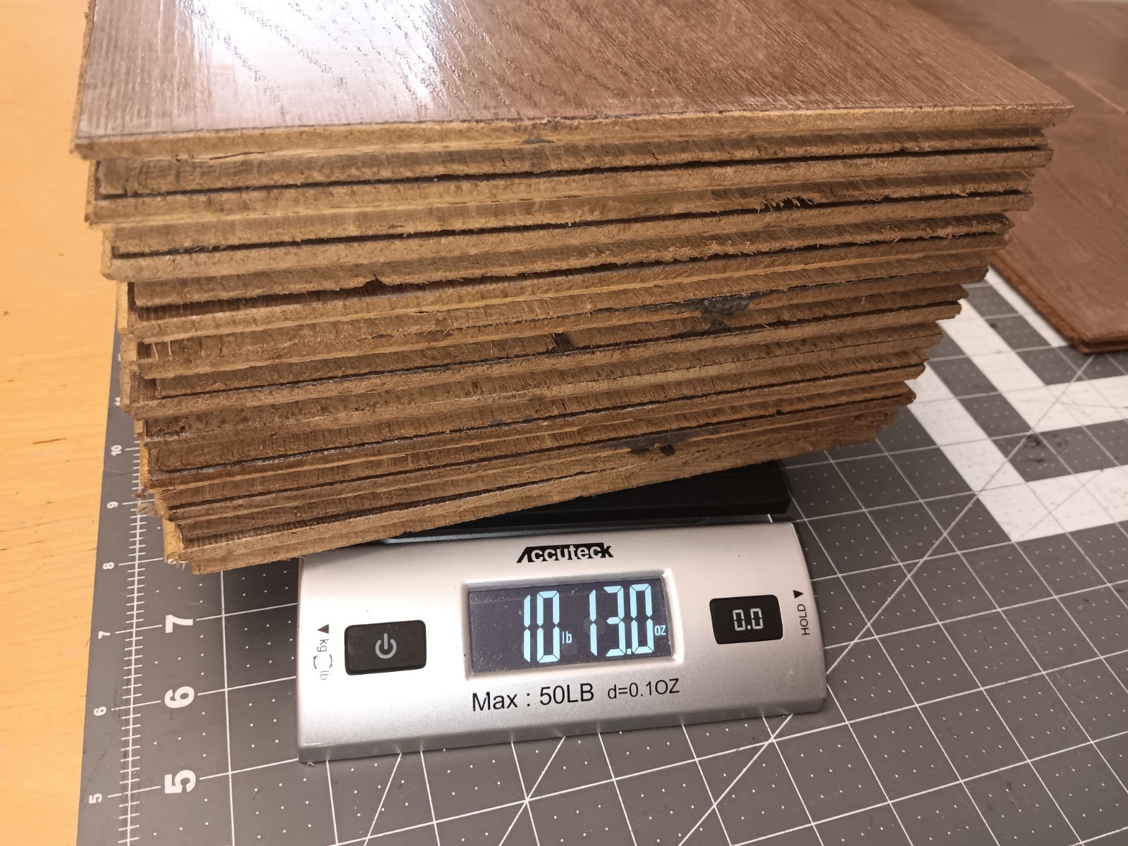9×9 Inch NEW OLD STOCK Vintage BRUCE Solid Oak Parquet Floor Tiles Prefinished