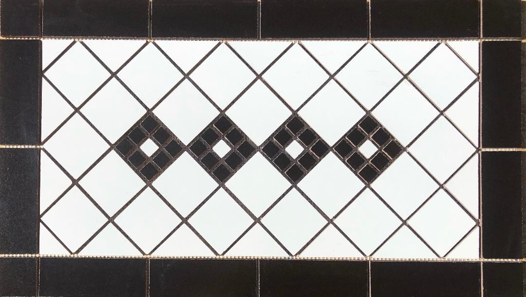 26 1/2″ x 15 3/8″ Tile Medallion floor or wall – Daltile Sierra tile series