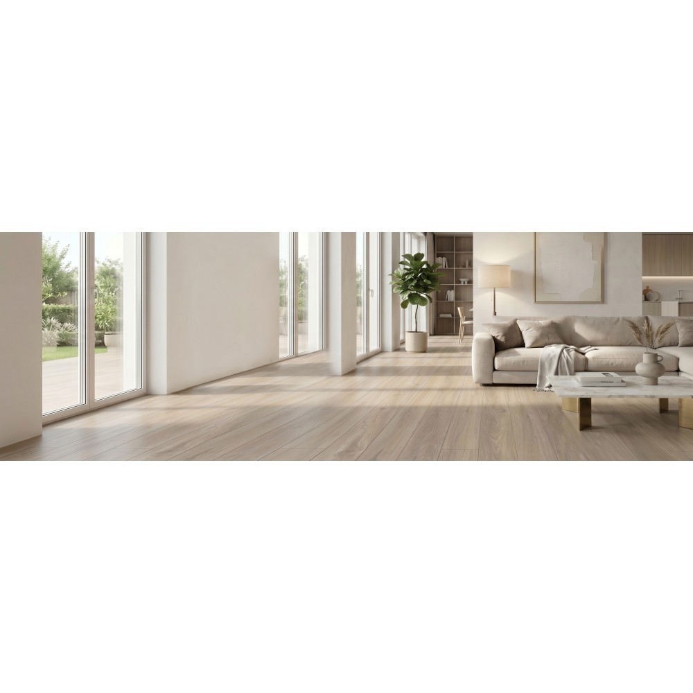 60-Pack Vinyl Floor Tile Peel & Stick 36×6″ 90 Sq Ft, Waterproof Flooring, Brown