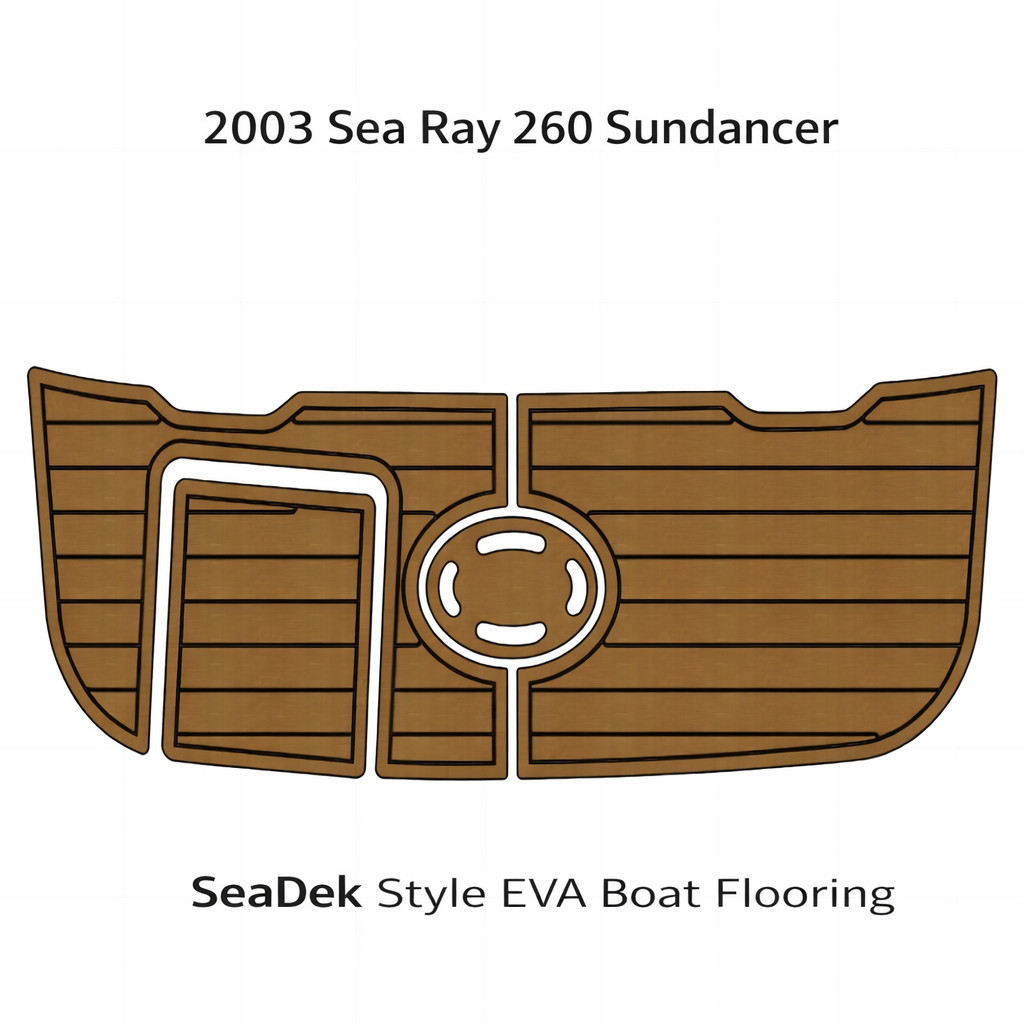 2003 Sea Ray 260 Sundancer Swim Platform Pad – SeaDek Style EVA Boat Flooring