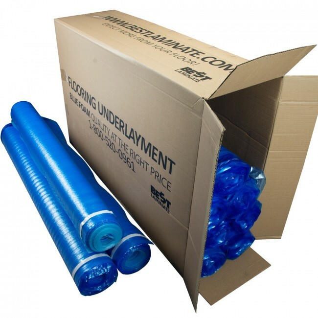 Vapor Barrier Flooring Underlayment for Laminate Floor w/tape 3in1 2mm 1000 sf