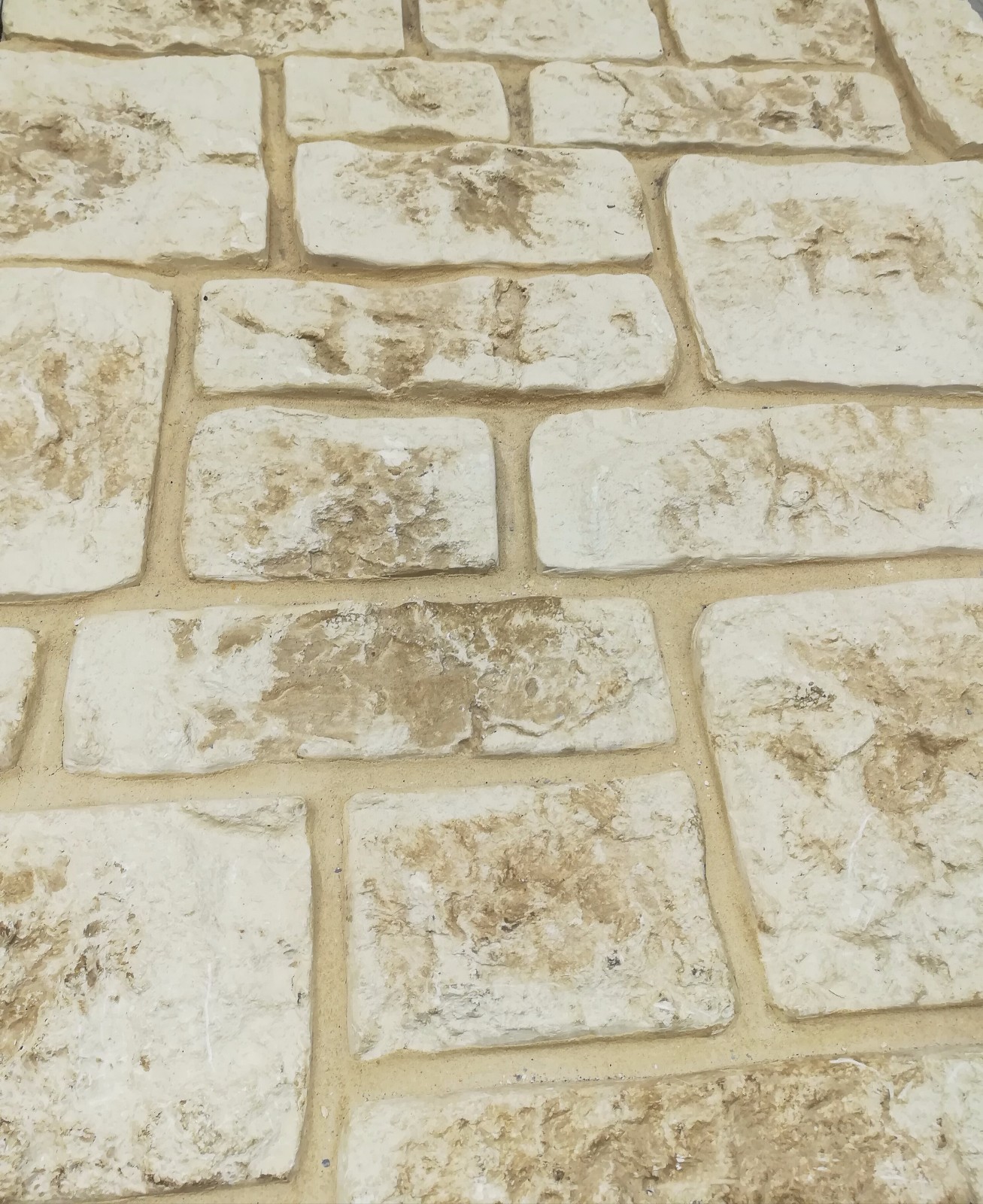 STONE VENEER RUBBER MOLD for casting gypsum concrete tiles decorative wall stone