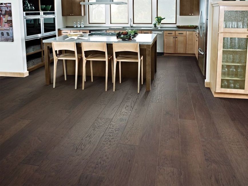 Shaw SW741 Pebble Hill 6″W Handscraped Engineered Hickory – Off White