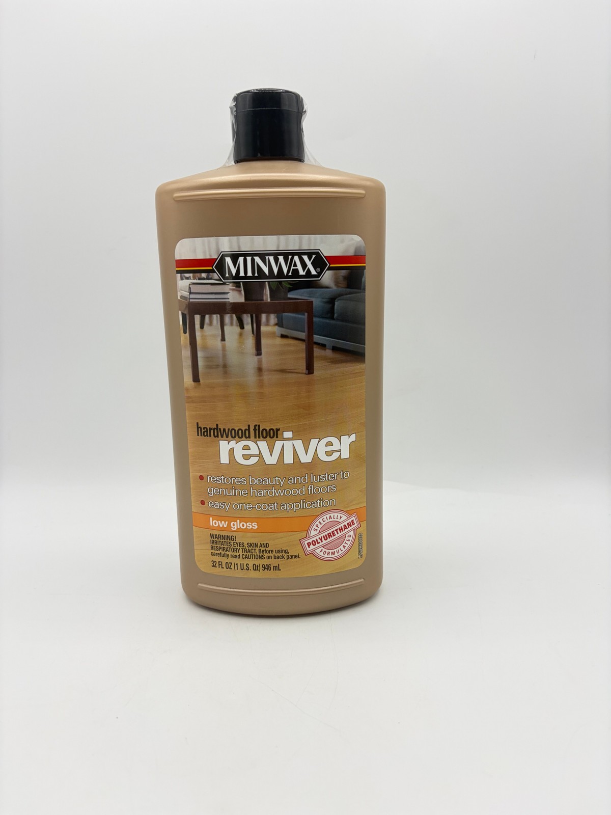 Minwax Hardwood Floor Reviver Low Gloss Polyurethane Finish Restorer 32 oz Bs331