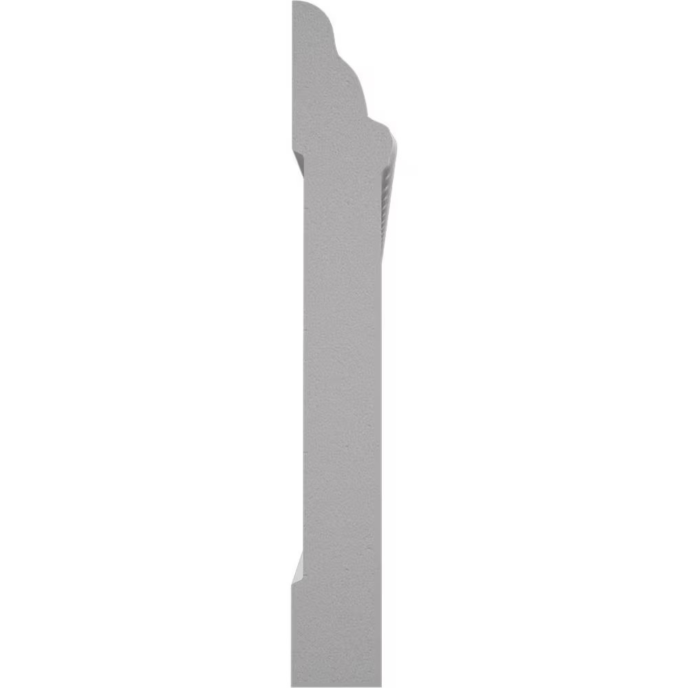 Creations Series 6616 7/16 In. X 3-1/4 In. X 8 Ft. PVC Composite White Base Mold