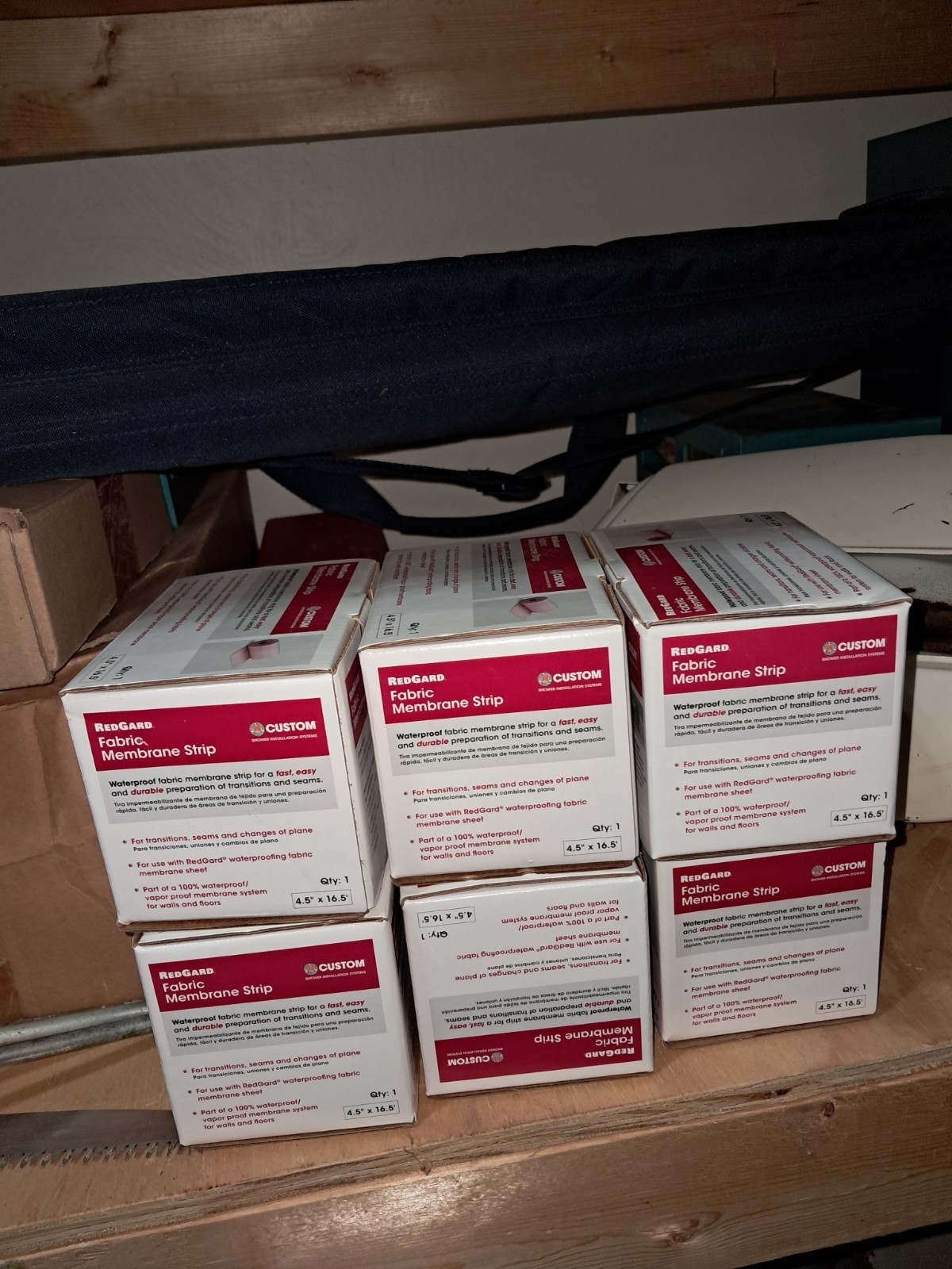 RedGard Fabric Membrane Strip 4.5″ x 16.5′. Sold as 1.