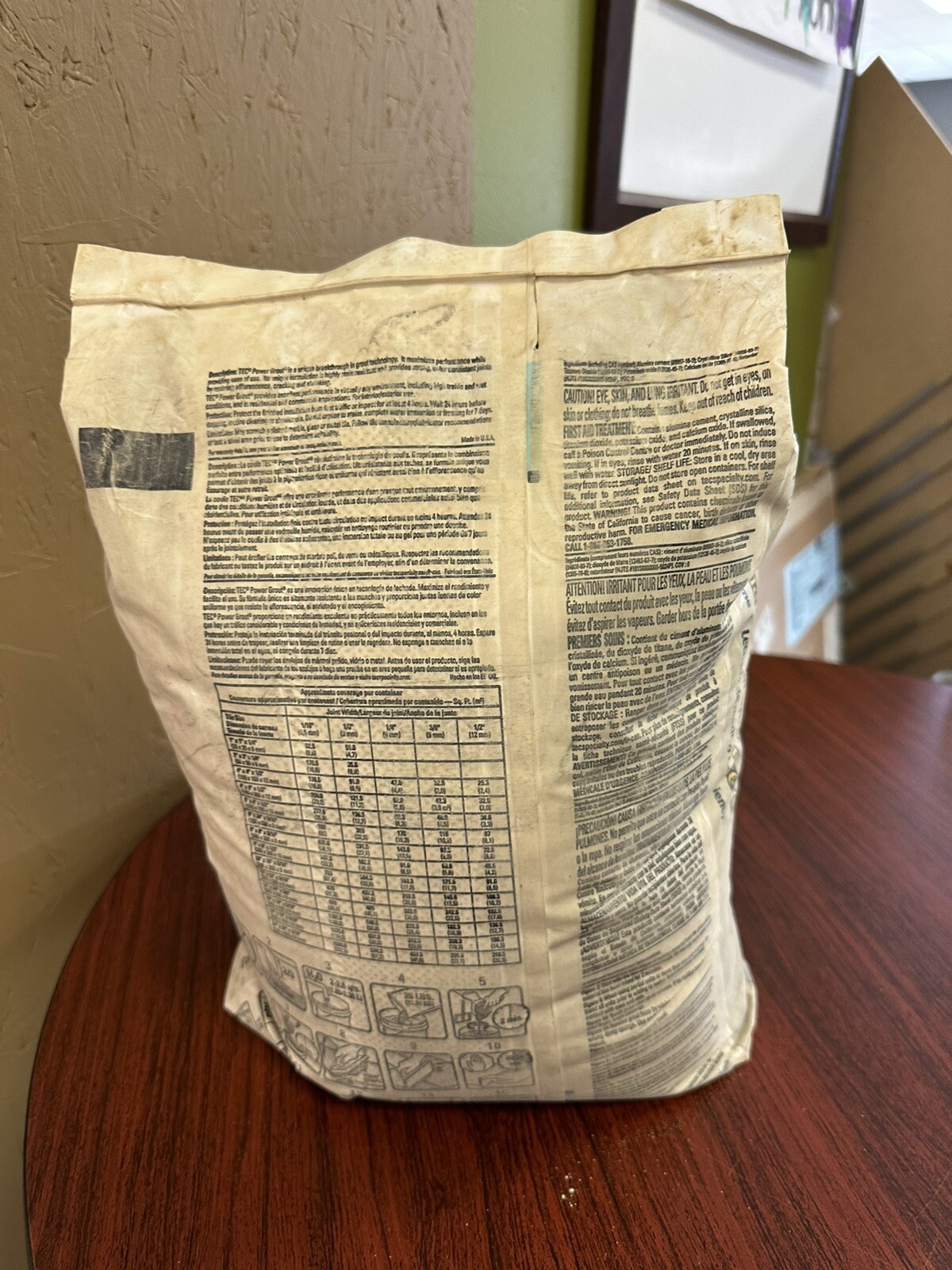 Tec Power Grout TA-550 25 lb Bag, Tec Power-grout Color 985 Sand – Discontinued