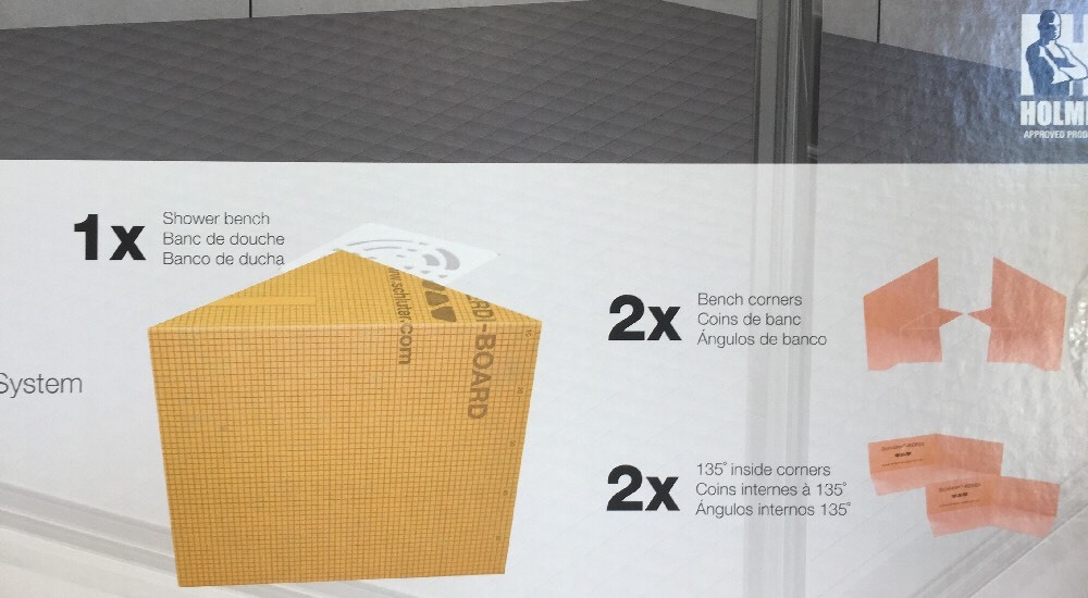 Schluter Kerdi Shower Bench Triangular 16″ x 20″ NEW