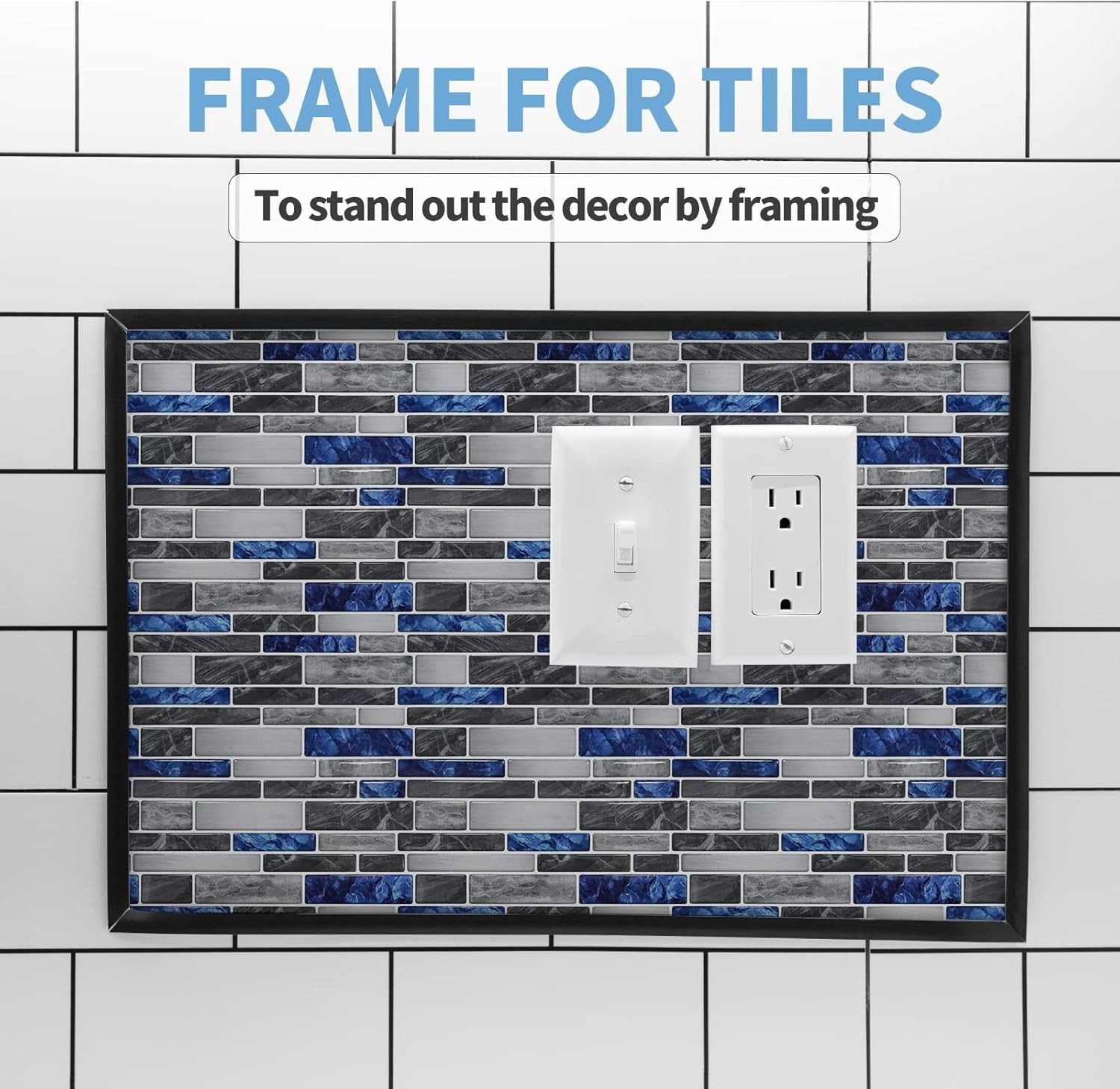 Artistic 30 Ft Black Peel and Stick Vinyl Trim – Perfect for Backsplash & More