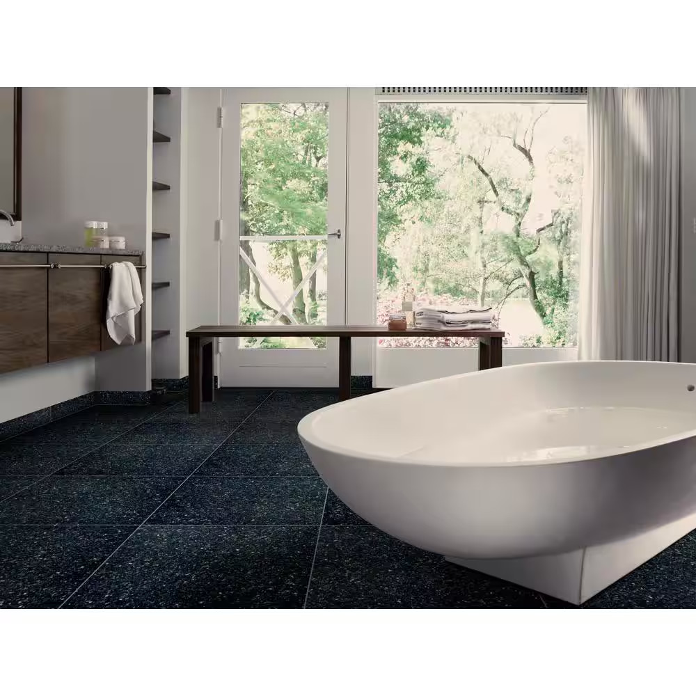 Black Galaxy 18 In. X 18 In. Polished Granite Floor and Wall Tile (9 Sq. Ft./Cas