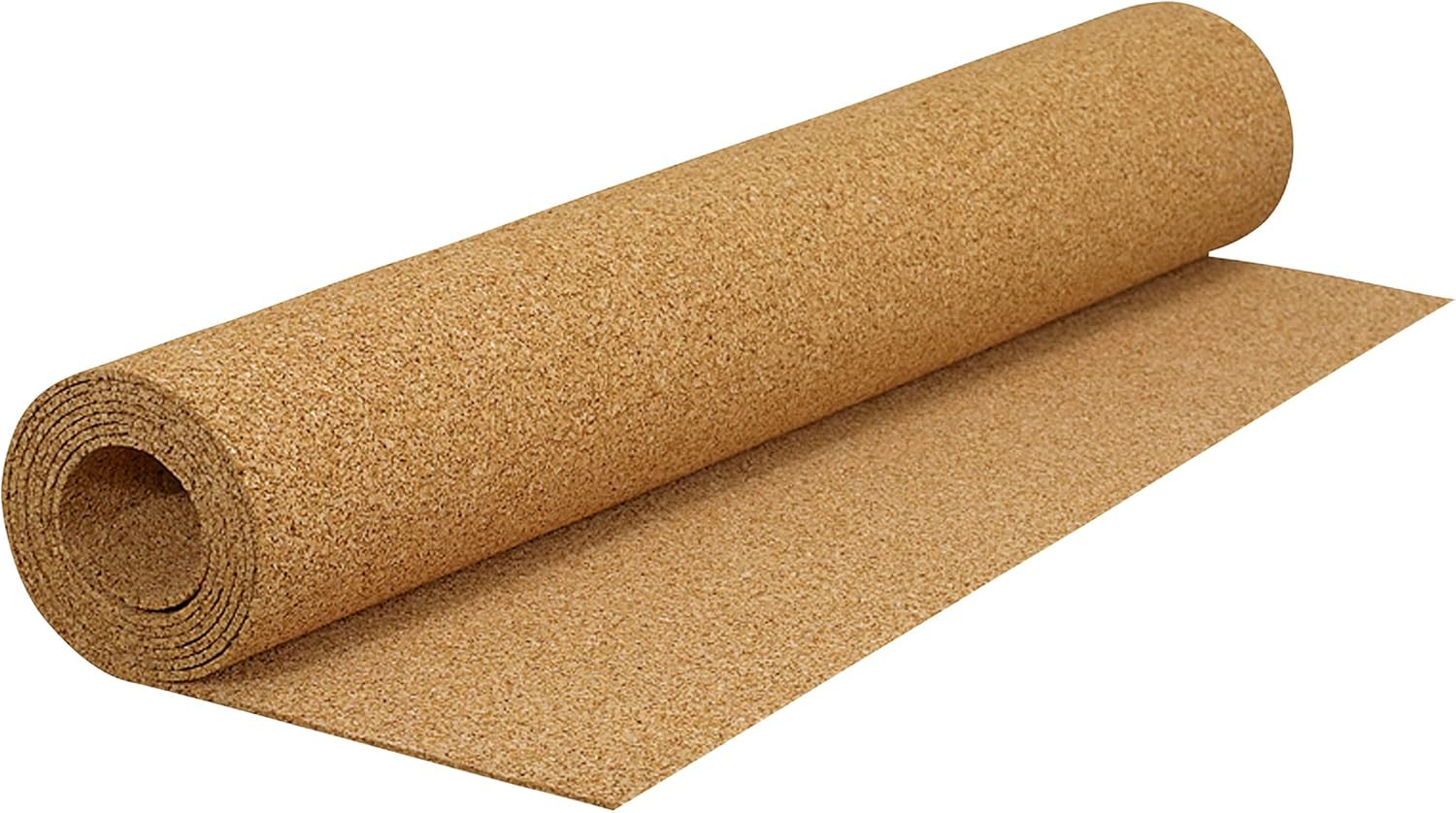 72000Q Natural Cork Underlayment Roll – 4 Ft. Wide X 50 Ft. Long X 6 Mm Thick –