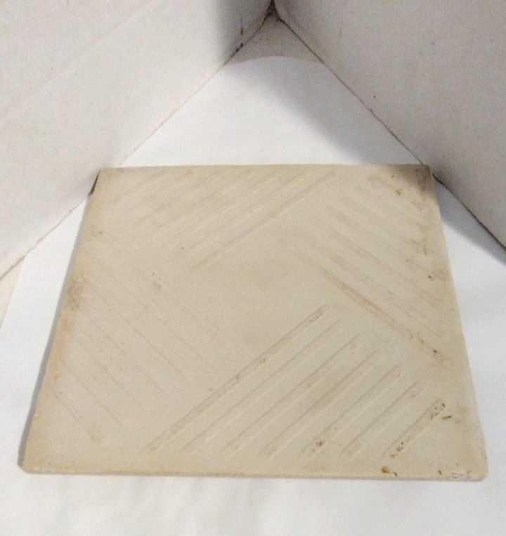 1 Wall Tile US Ceramic 6-1/16″ Square Gloss Snow Off White Vintage 1980-90s