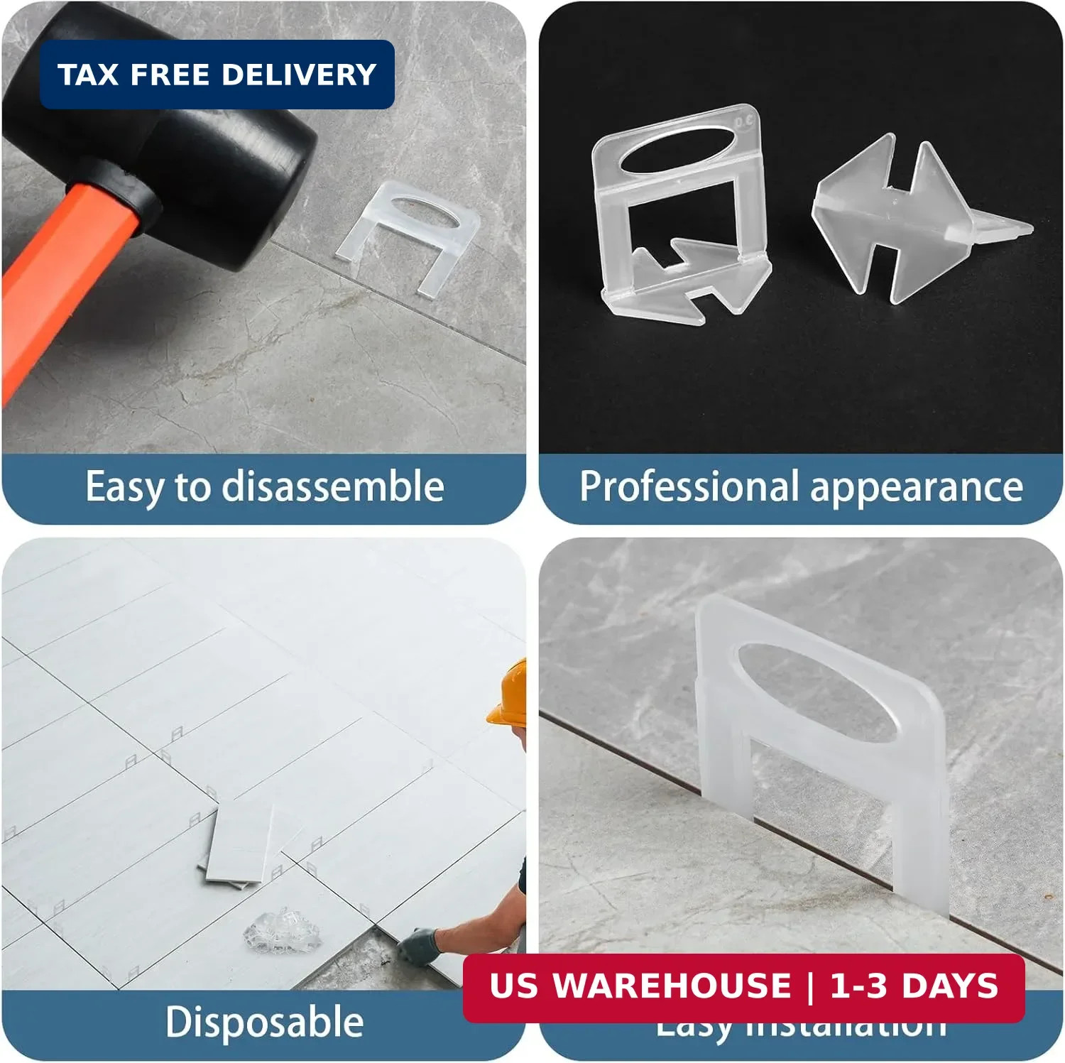 Tile Leveling System, Tile Spacers Tile Leveling Tools, Tile Leveling Clips for