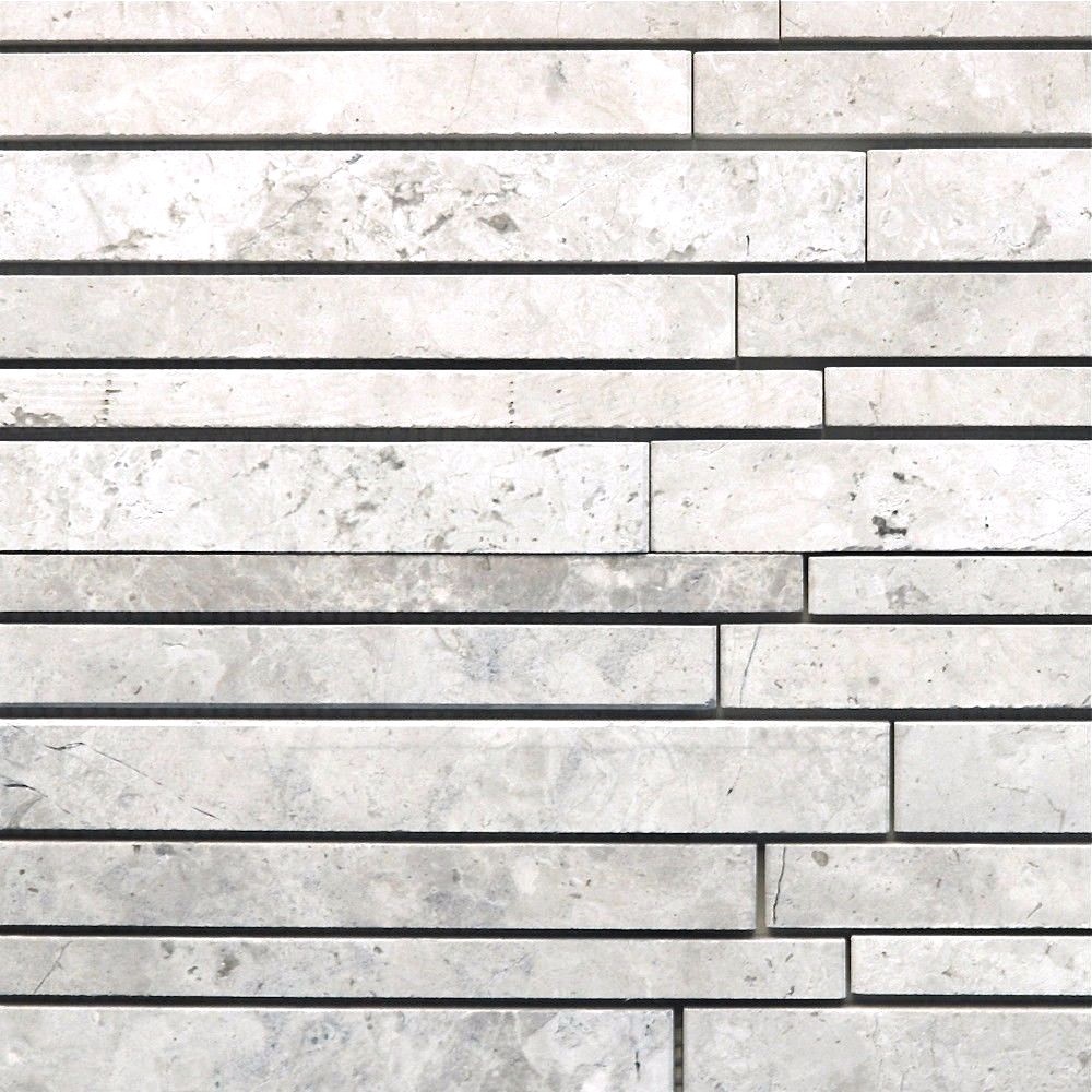 Grey Marble Stripe 6×12 Matchstick Mosaic Decorative Wall Tile Backsplash