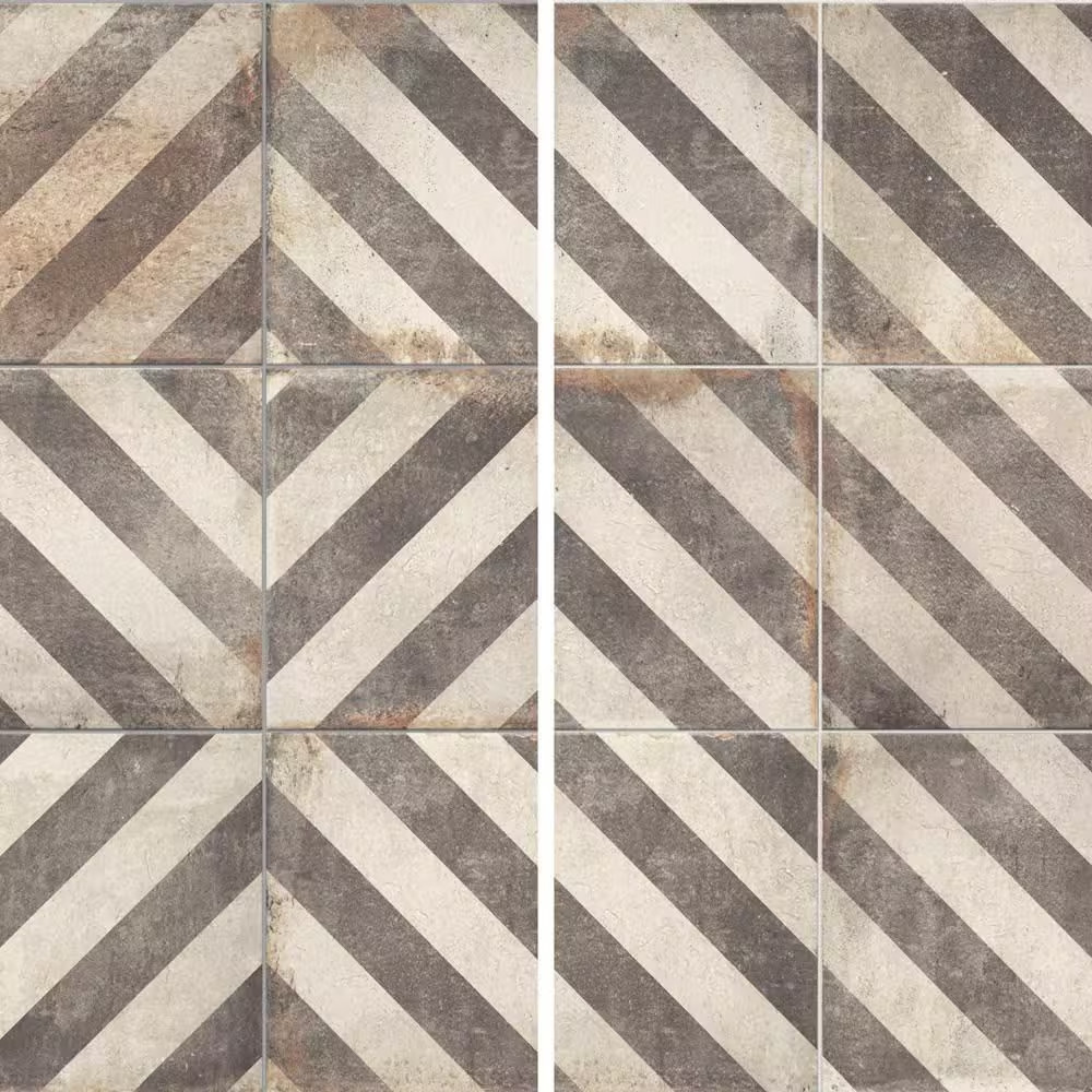 D’Anticatto Decor Obliqua 8-3/4 In. X 8-3/4 In. Porcelain Floor and Wall Tile (1