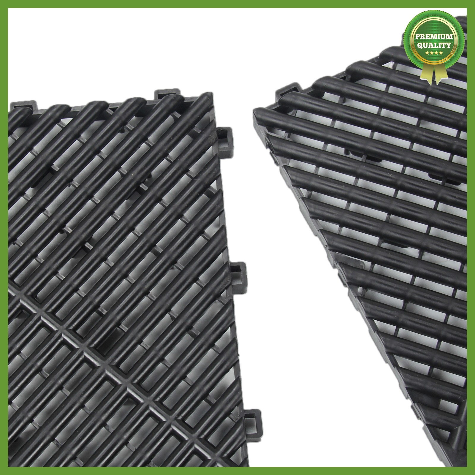 Garage Floor Tiles Interlocking 25 Pack Flooring Tiles 15.75×15.75″ For Patio