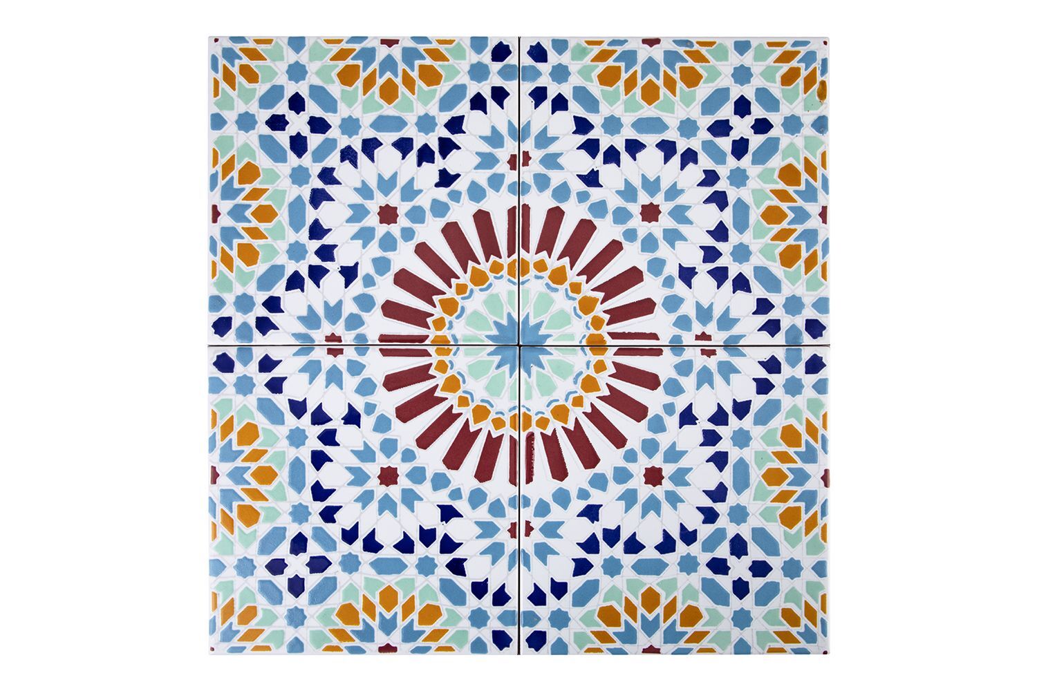 Moroccan Mosaic Tiles 8×8 inch Wall Ceramic Tile for kitchen backsplash – Baha